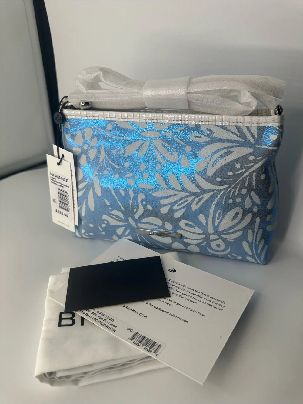 Lorelai bellbuttom blue lucent genuine leather